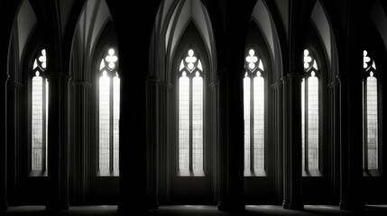 Sanctuary of Light -  Windows Casting Ethereal Beams