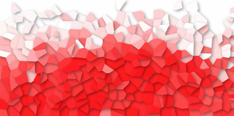 Abstract Seamless Multicolor Broken Stained-Glass Geometric Retro Tiles Pattern Quartz Crystal 3D Voronoi Diagram for Fabric Printing, Website Bg, Presentations, Brochures, & Luxury/Premium Packaging.