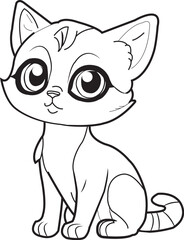 Vector Illustration Of Cute Cartoon Dog. Cute Puppy