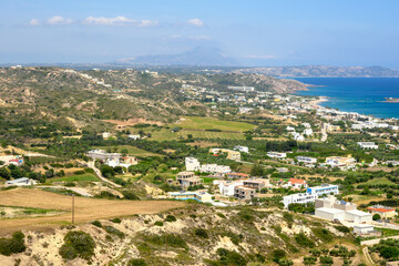 Fototapeta na wymiar Kefalos village located in the south-west tip of Kos island. Dodecanese, Greece