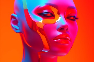Colorful Afrofuturistic 3D Oil Paint Animation: A Visionary Expression of Modern Culture