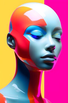 Vibrant Afrofuturism: A Colorful 3D Oil Paint Animation Inspired by Cultural Progress and Technological Dreams