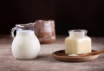 homemade condensed milk sweet topping for desserts and pancakes