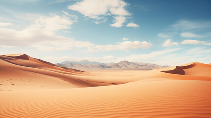 Fototapeta na wymiar Beautiful Landscape View of Desert.