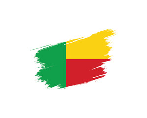 Typography of Independence Day, National Day of Ecuador, Vector and editable file for Independence Day, Flag colors typography, Independence Day of Benin, I love Benin, Benin, Country of Benin