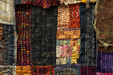 Multicolored Patchwork Quilt