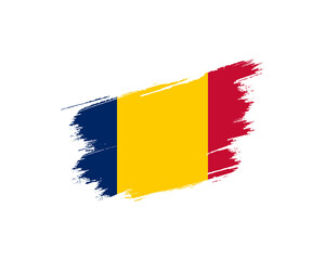 Typography of Independence Day, National Day of Ecuador, Vector and editable file for Independence Day, Flag colors typography, Independence Day of Chad, I love Chad, Chad Independence
