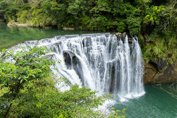 Shifen Waterfall nature landscape of Taiwan - 776118714