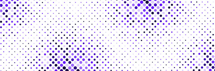 Abstract dotted purple background. Background with dots of different sizes and shades of purple for design of covers, presentations, websites. Big data, computer science, artificial intelligence