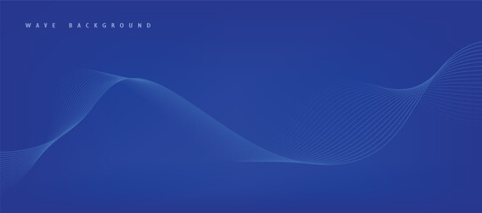 abstract blue background with waves