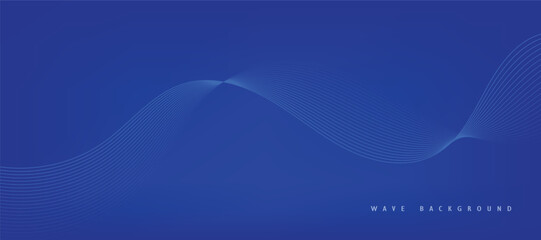 abstract blue background with waves