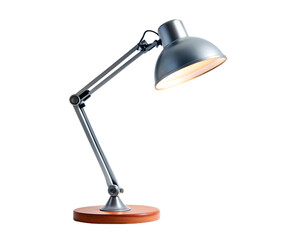 Table lamp isolated on a transparent background
