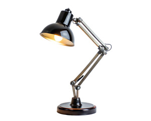 Table lamp isolated on a transparent background