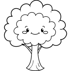 sheep cartoon coloring page