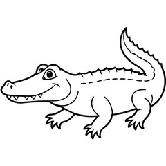 illustration of crocodile