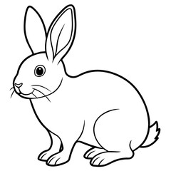 Fototapeta na wymiar illustration of a rabbit