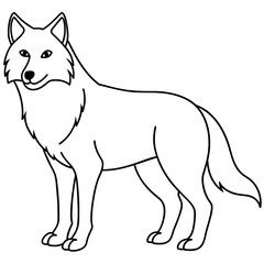 Fototapeta premium drawing of a dog