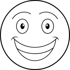 smiling cartoon face