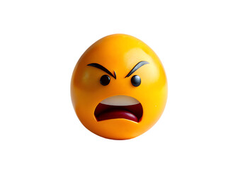Fototapeta premium Angry emoji 3d icon