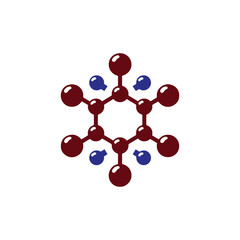 Abstract molecules  icon