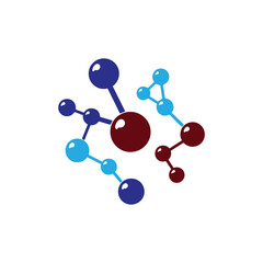 Abstract molecules  icon