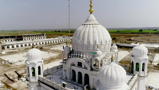 A famous gurdwara located in Hasan Abdal, Pakistan. The shrine is considered to be particularly important as the handprint of the founder of Gurdwara Panja Sahib.