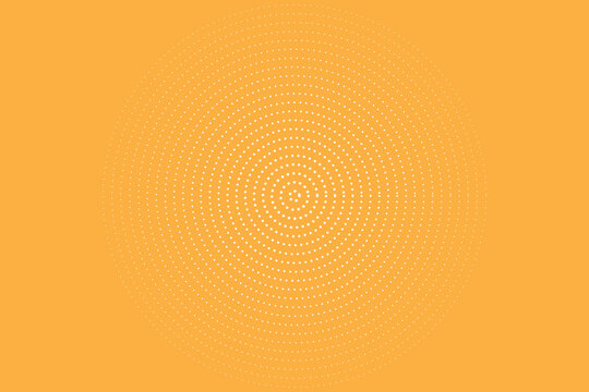 orange halftone dots backgrounds - Halftone effect vector pattern - circle dots background dotted frame - Modern abstract background