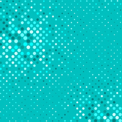 Big data, computer science, artificial intelligence. Abstract background with dots of different sizes and different shades of green for design of covers, presentations, websites. Vector illustration