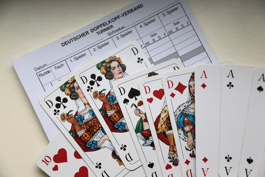 Doppelkopf Spielkarten 