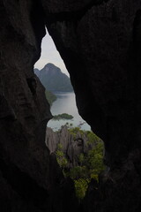 El Nido, Palawan, Philippines from the mountains
