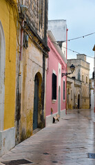 the historic center of presicce-acquarica lecce puglia italy	