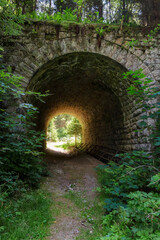 die Mockelbahn Br&uuml;cke im Tetterweintal bei Adorf im Vogtland 
