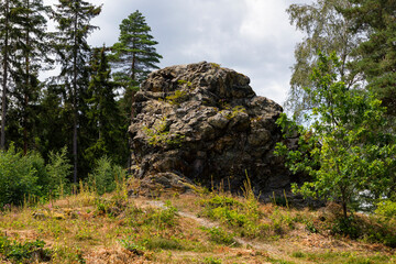 der sogenannte Hohe Stein bei Bärenloh nähe Bad Elster, im Vogtland.