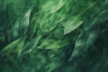 Abstract green texture, nature background, tropical leaf