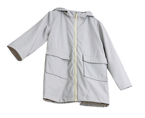 Fashion coat isolated on white.Female clothes,jacket.Outwear.