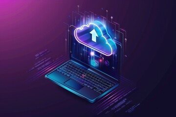 computer download upload backup cloud drive, database storage cloud technology