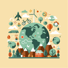 World Earth Day vector image