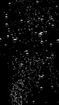 background of air bubble grains in water