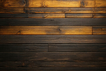 Black and golden brown dark dirty wood wall wooden plank board texture background with grains and structures and scratched