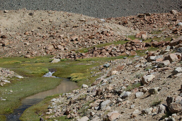 paisaje de la base de la cordillera de los andes