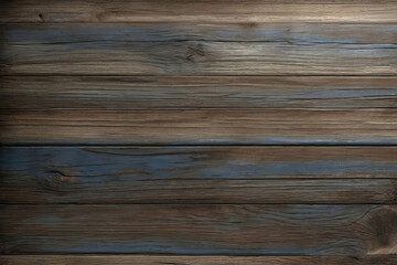 Obraz premium Brown and blue and white old dirty wood wall wooden plank board texture background with grains and structures