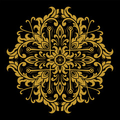 Vector classic vintage ornament frame