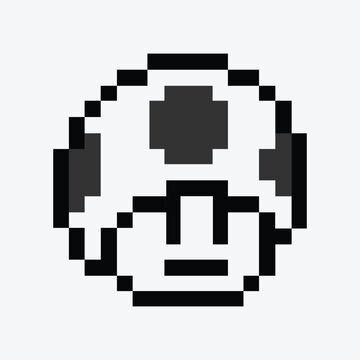 mushroom power super game pixel