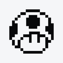 Obraz premium mushroom super game pixel