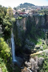famous waterfall near the Lebanon mountain village of Jezzine