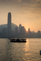 China, Hong Kong, Island waterfront