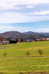 Eine frühlingshafte Wandertour durch das Kirnitzschtal in der Sächsische Schweiz - Sachsen -...
