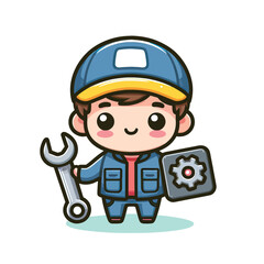 mechanic vector  Illustrator Artwork