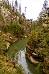 Eine fr&uuml;hlingshafte Wandertour durch das Kirnitzschtal in der S&auml;chsische Schweiz - Sachsen - Deutschland