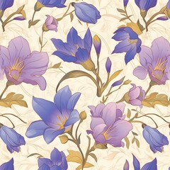 Bellflower in Full Bloom A Summer Staple in Vibrant Purple